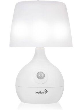 Battery Operated Motion Sensing Table Lamp - 12 LED, Dual Color, Manual & Auto
